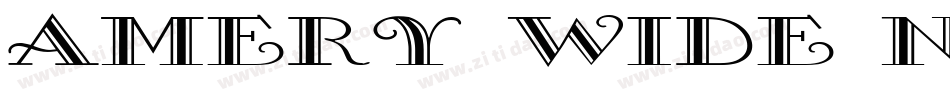 Amery Wide Normal字体转换